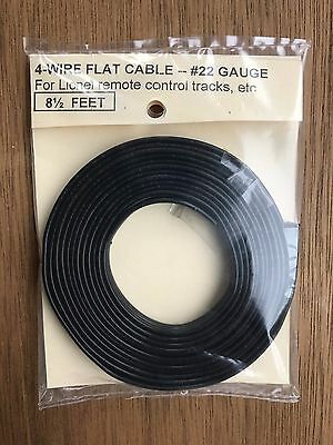 Fc4 22 Gauge Flat 4 Conductor Wire 8 1/2 Ft For Lionel Controllers By Wire-plex™