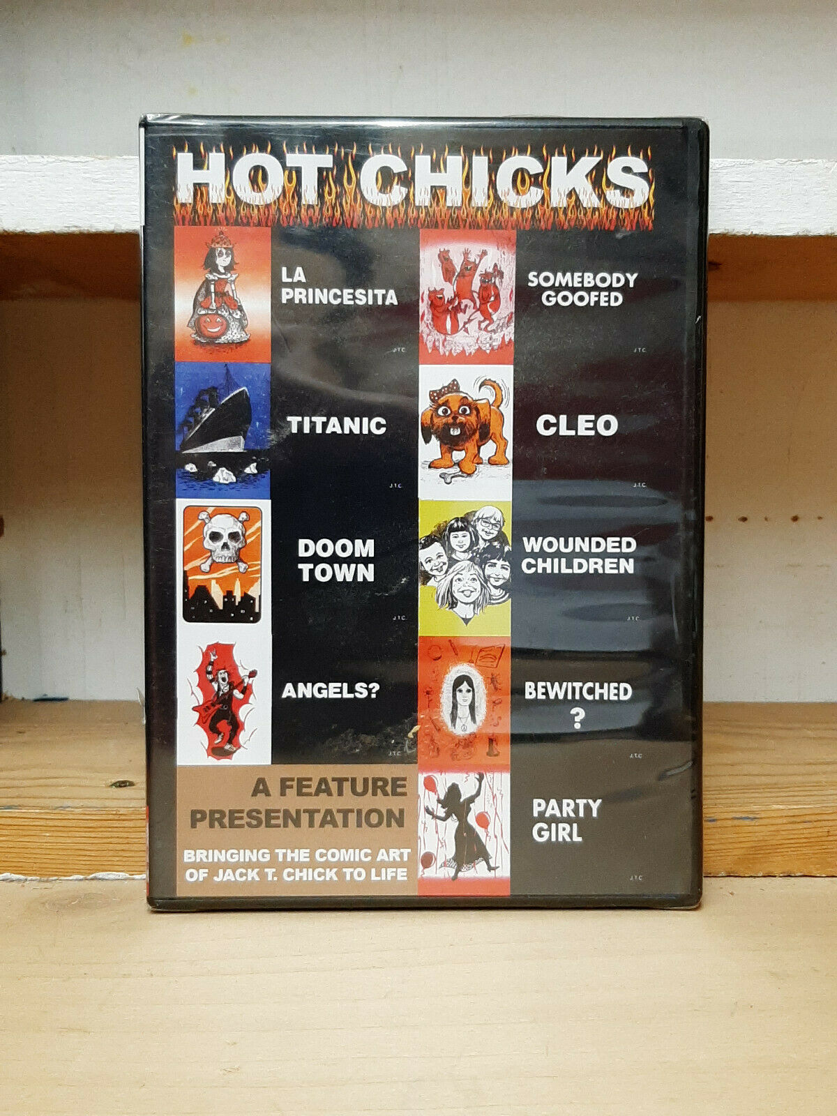 Hot Chicks Dvd Bring The Comic Art Of Jack T. Chick To Life Brand New! Sealed!