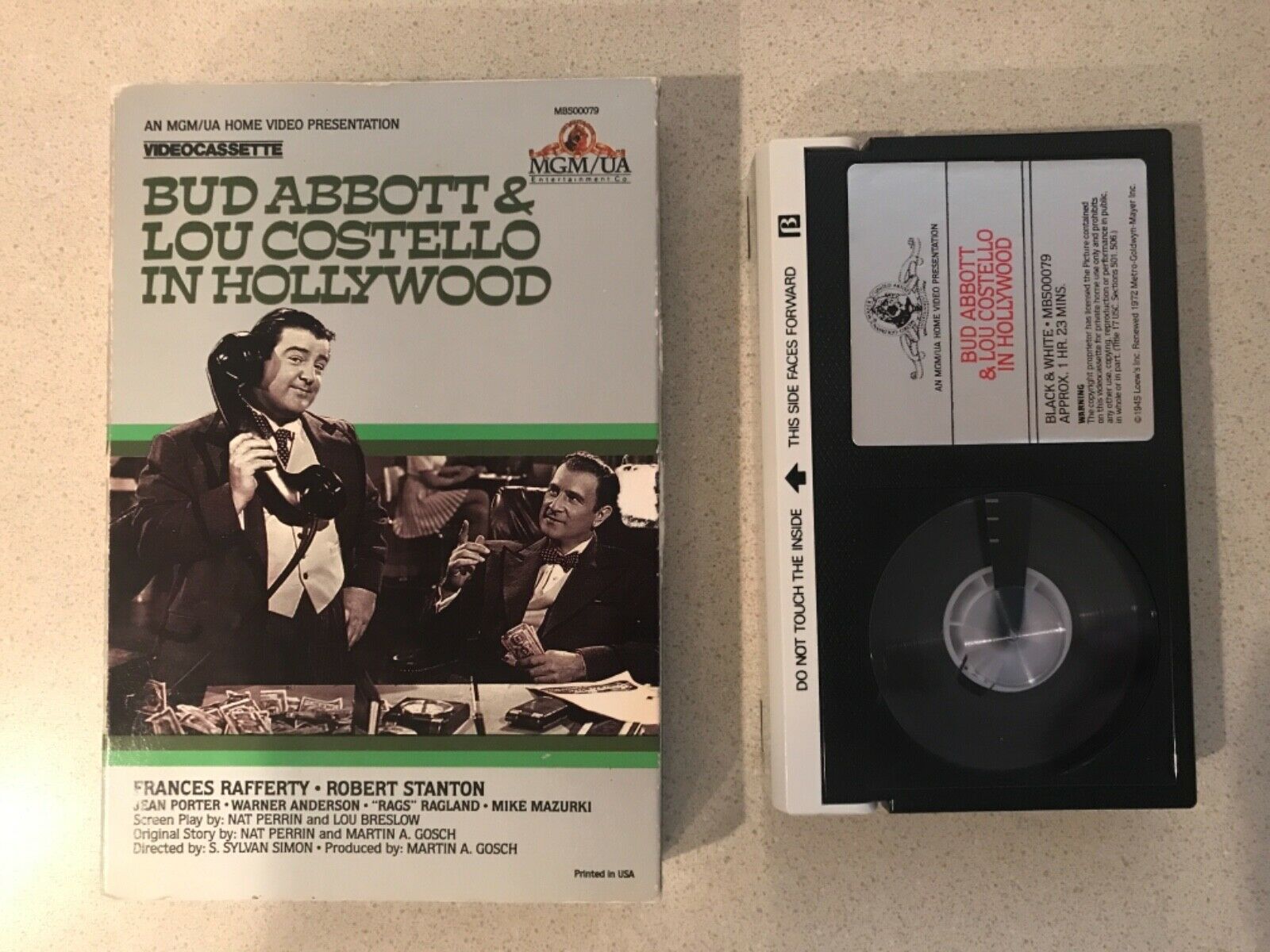 Abbott & Costello In Hollywood (beta, 1983, Mgm Big Box) Bud Abbott, Lou Costell