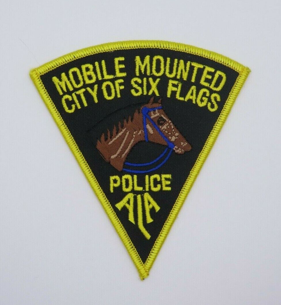 Mobile Alabama Police City Of Six Flags Patch