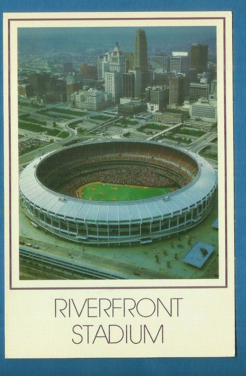 Cincinnati, Oh/ Riverfront Stadium/ Looking Down Into It/bldgs/ Continental Pc
