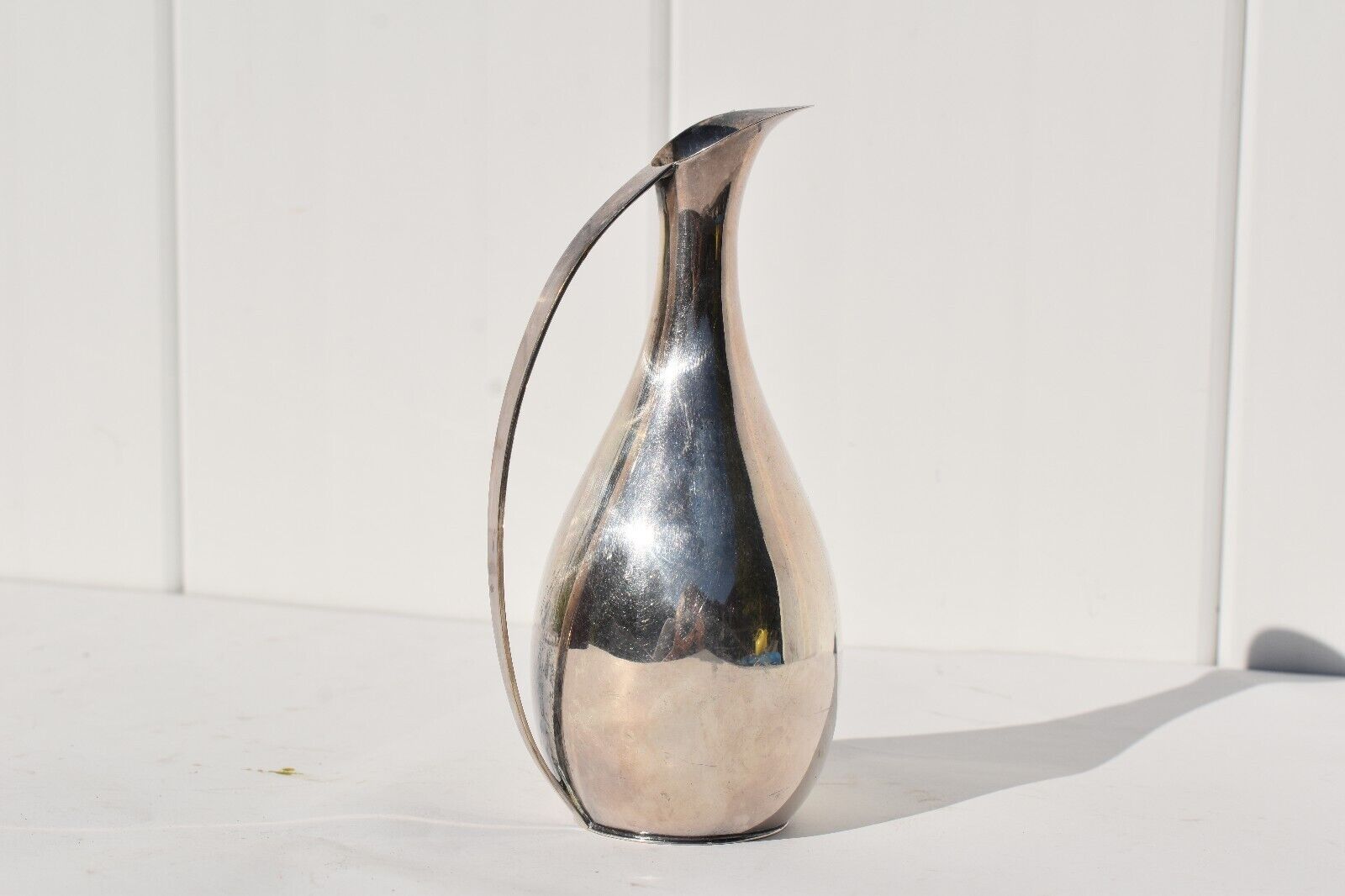 Vintage E. Dragsted Danish Silver Plated 5.5" Single Bud Vase Pitcher
