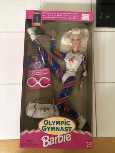 Mattel - Barbie Doll - 1995 Olympic Gymnast *non-mint Box*