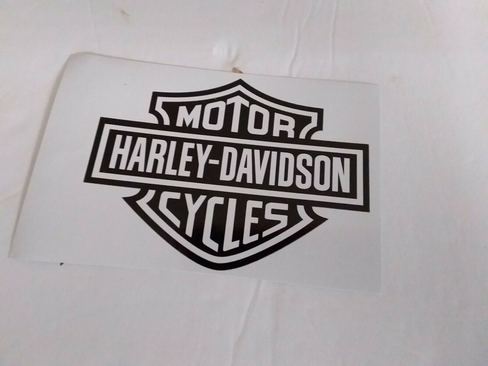 Harley Davidson Motorcycle Black&white Logo Vinyl Decal Stickers