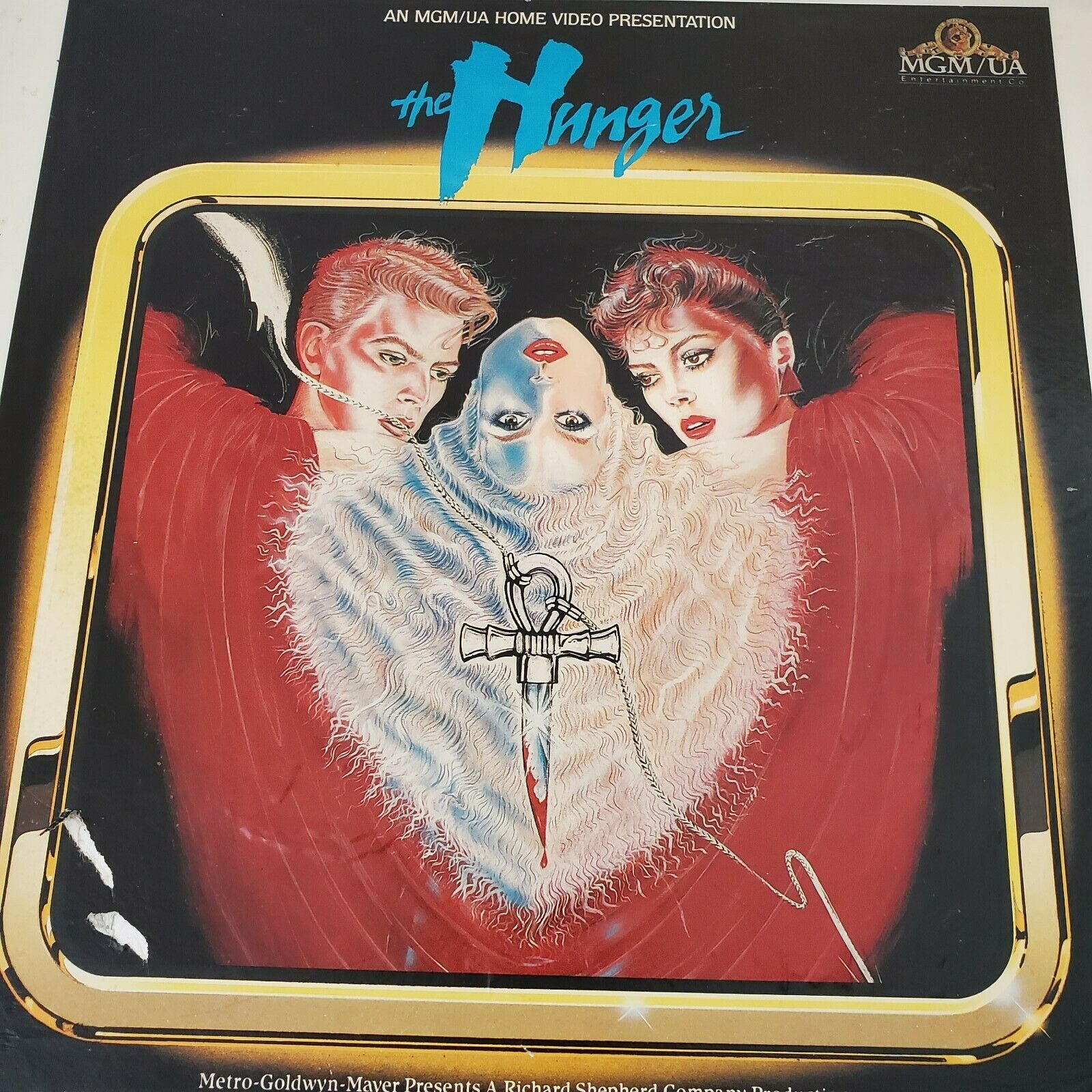 1983 Ced Videodisc The Hunger Tony Scott David Bowie Catherine Deneuve Susan