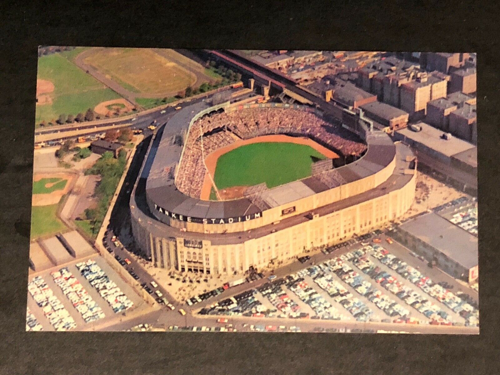 Vintage Yankee Stadium New York City Postcard Unused