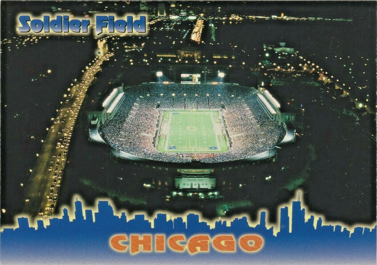 Soldier Field, Home Of Nfl Chicago Bears Football, Grant Park, Chicago, Illinois