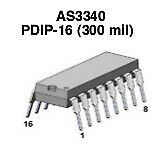 As3340 (~ Cem3340) Voltage Controlled Oscillator (vco) - Dip-16  - Alfa Rpar