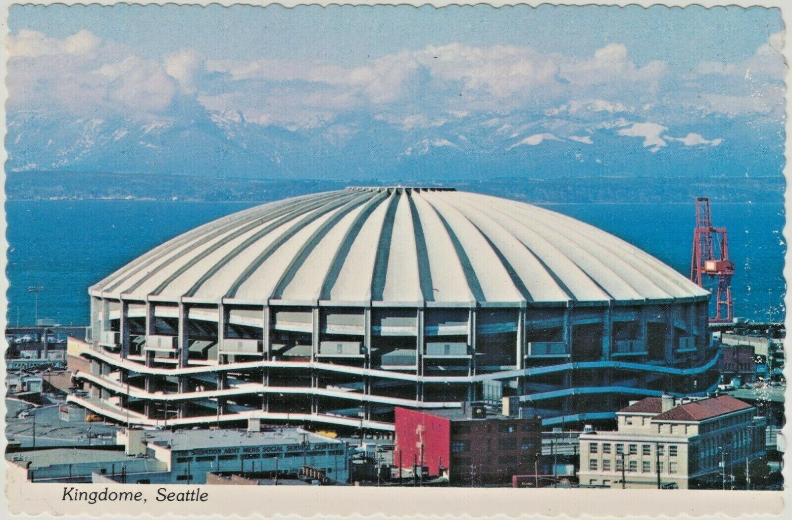 Kingdome "king County Domed Stadium" Seattle, Washington For Baseball & Football