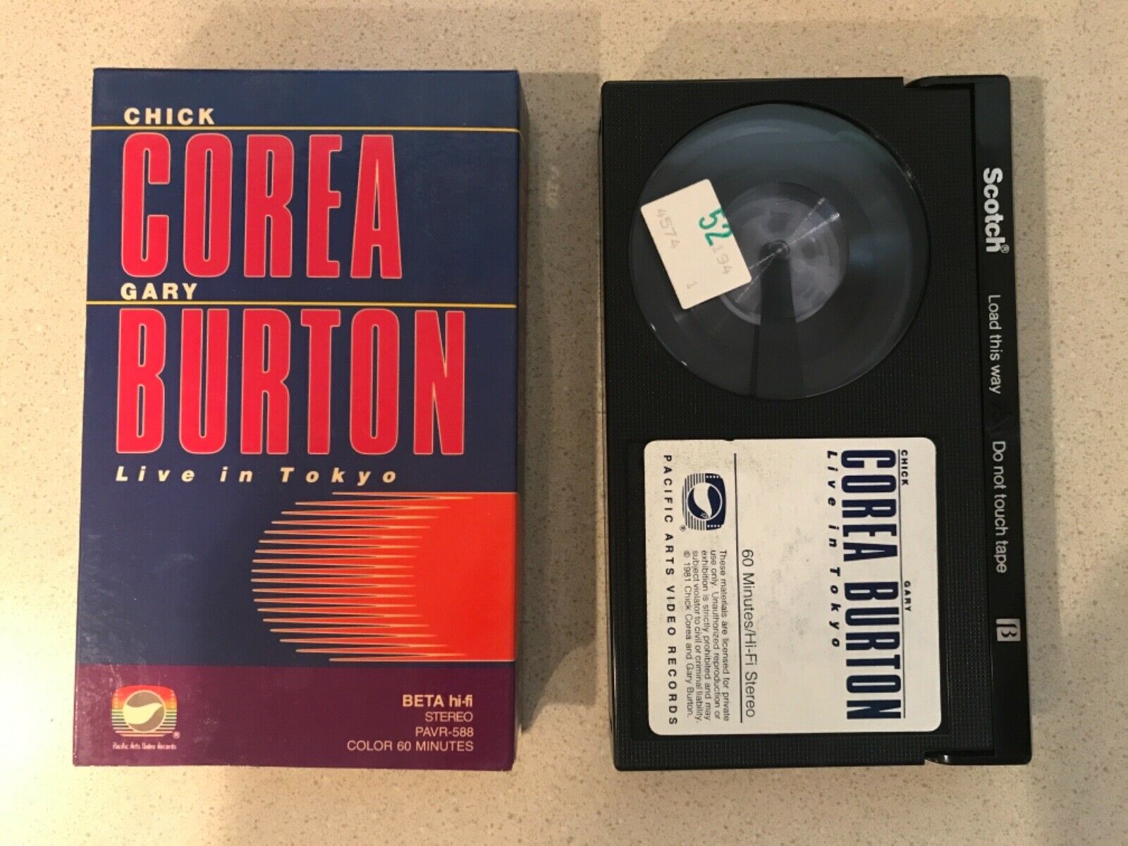 Chick Corea And Gary Burton Live In Tokyo (beta, 1985)