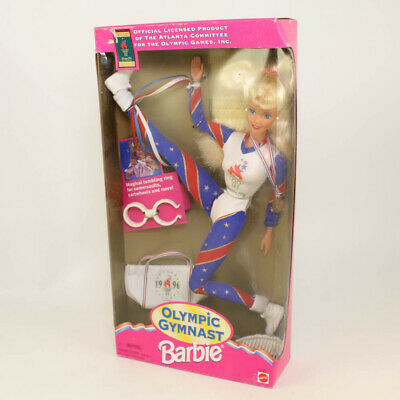 Mattel - Barbie Doll - 1995 Atlanta Games Olympic Gymnast *non-mint Box*