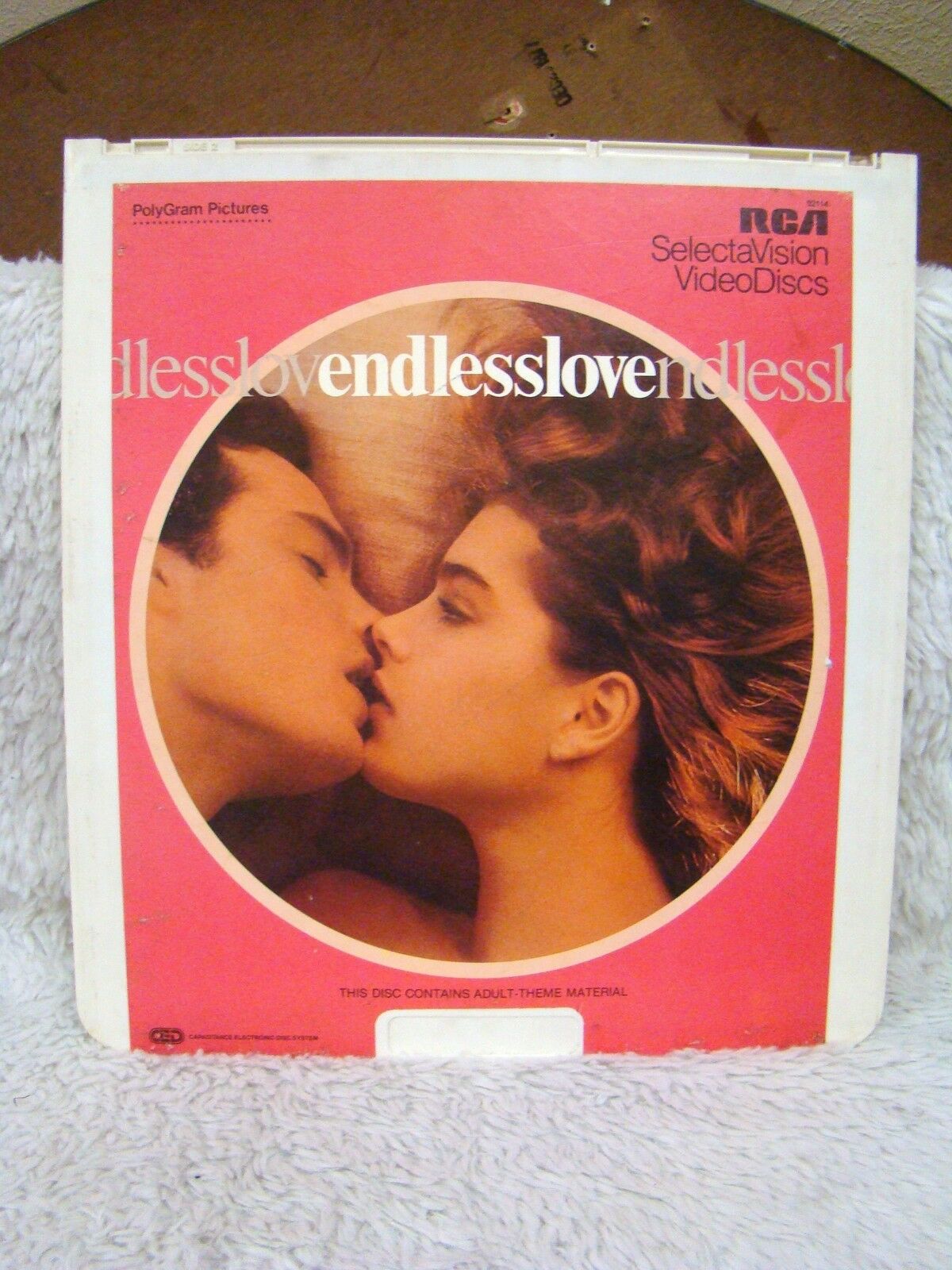 Ced Videodisc Endless Love (1981) Brooke Shields Polygram Pics, Rca Selectavisn