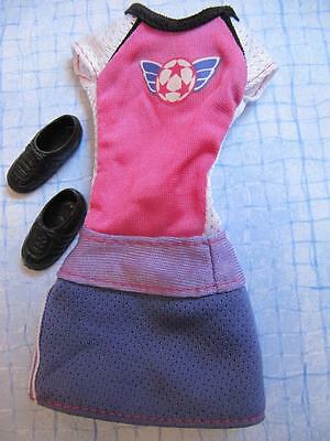 Mattel Barbie Doll I Can Be A Soccer Coach Pink/purple Dress Shoe Outfit Clothes