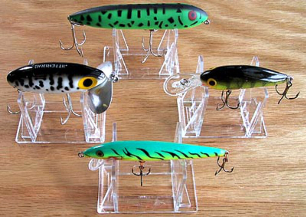 *5 Fishing Lure Display Stand Easels
