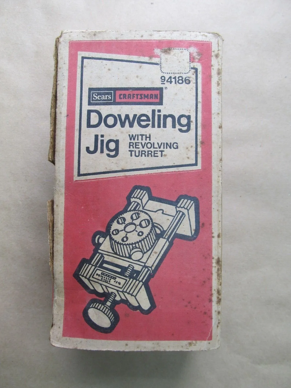 Vintage Sears Craftsman Doweling Jig W/revolving Turret - #94186 - Used -