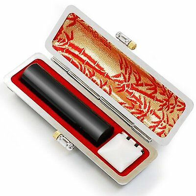 Japanese Kanji Hanko Stamp 60.0×15.0mm For Your Name With A Case
