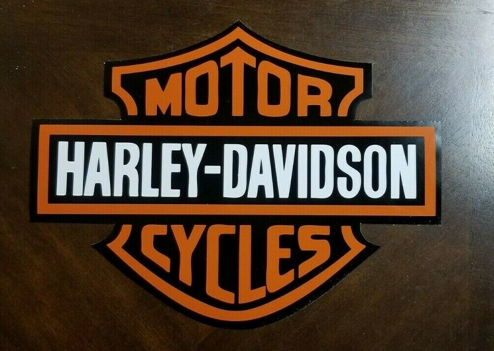 Harley Davidson Large Decal Sticker 11 X 14 Car, Truck, Trailer, Corn Hole Decal