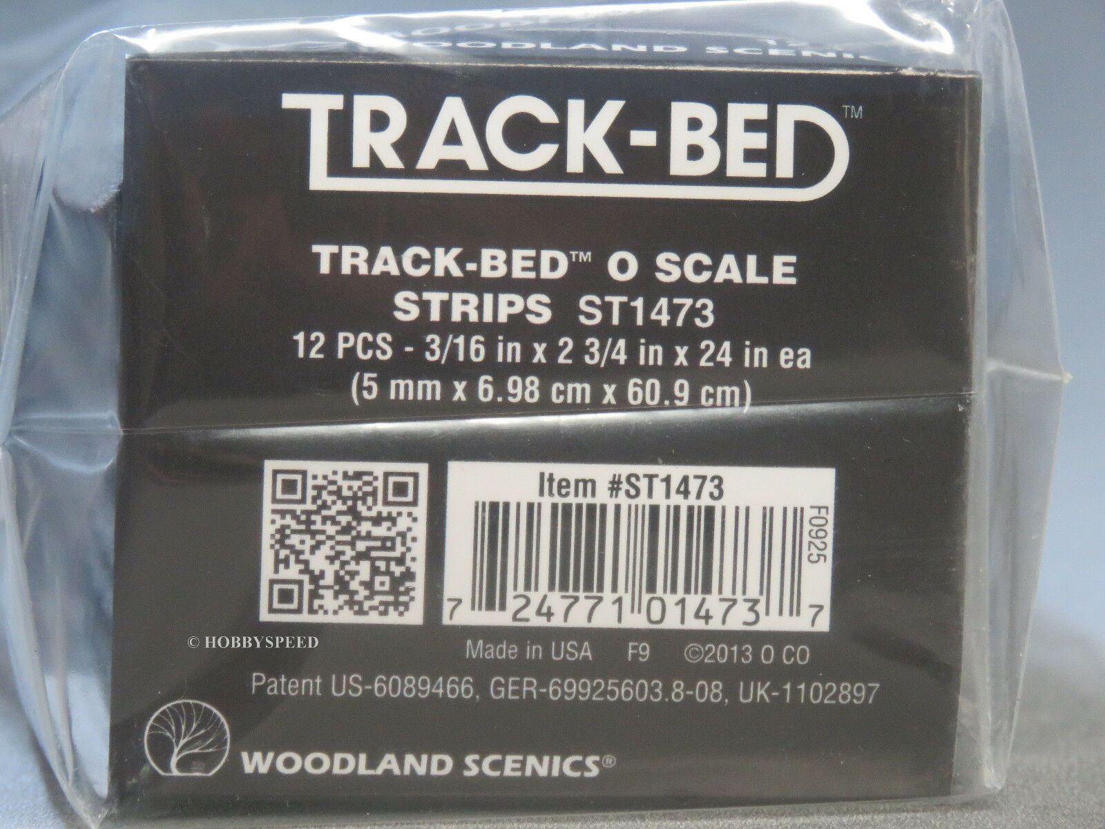 Woodland Scenics O Gauge Track Road Bed Strips 12 Train Sound Supressor Wds1473