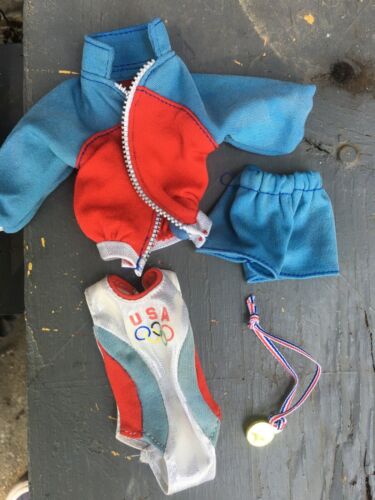 Vintage Olympic Swimming Outfit For Barbie